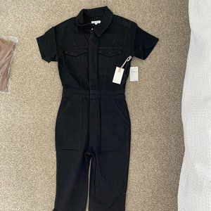Good American denim jumpsuit